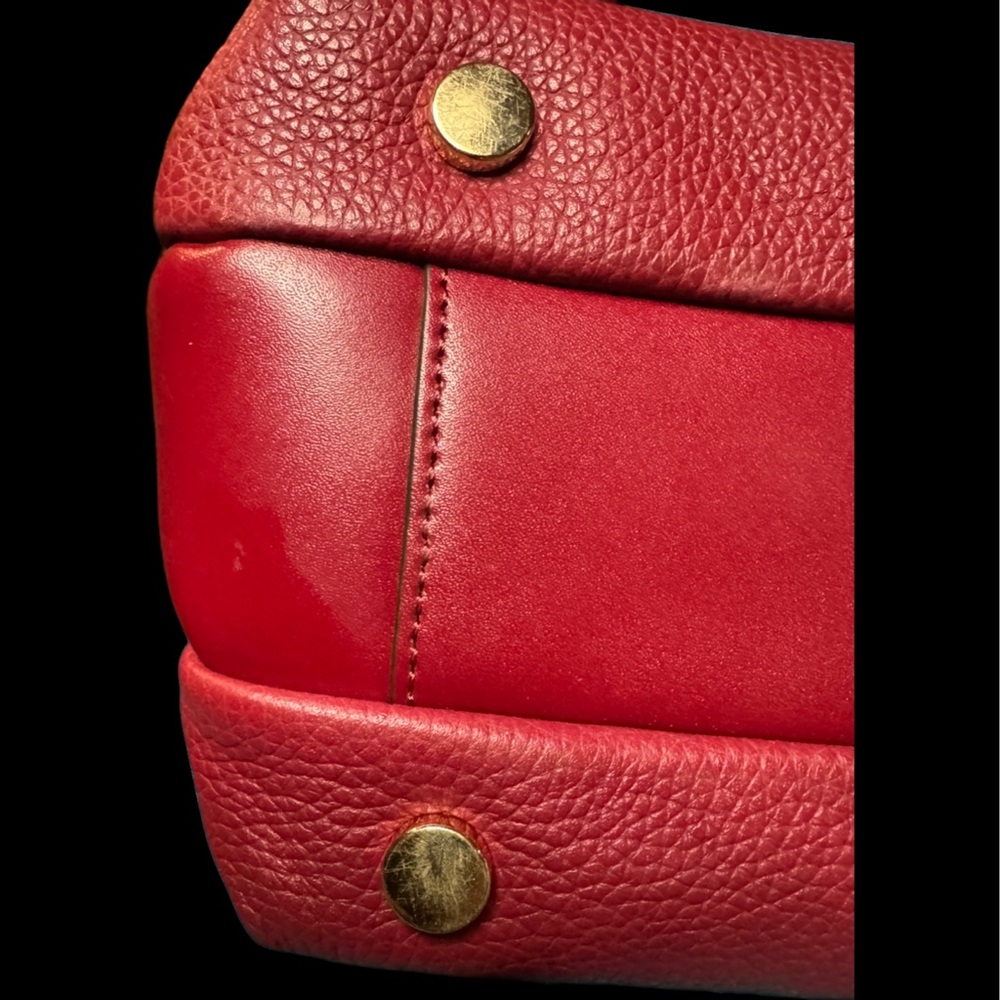 Michael Kors Cherry Red Satchel - Picture 10 of 16